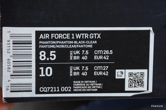 Force White High CQ7211-002 Air Phantom  1 Gore-tex 0225
